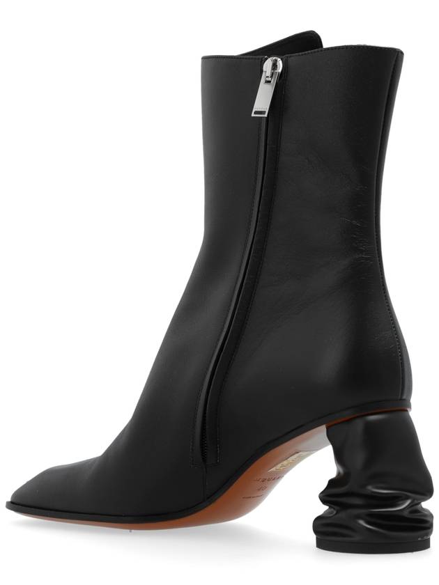 Alexander McQueen Heeled Ankle Boots, Women's, Black - ALEXANDER MCQUEEN - BALAAN 5