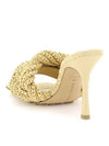 Lido Intrecciato Raffia Mule Beige - BOTTEGA VENETA - BALAAN 4