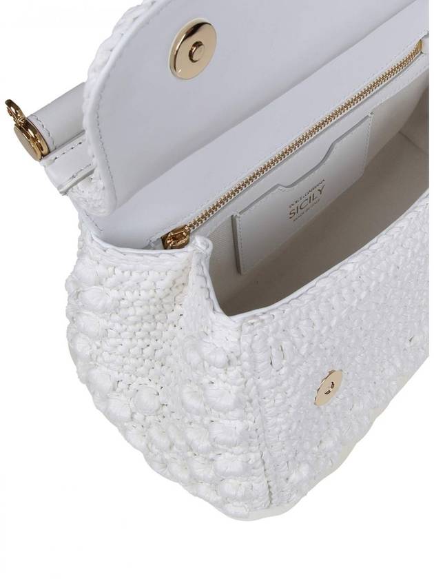 Dolce & Gabbana Large Sicily Handbag In Raffia Crochet - DOLCE&GABBANA - BALAAN 4