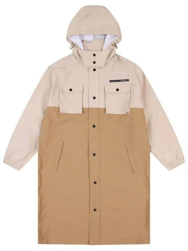 3-layer long length raincoat OF1803GABEIGE - ONOFF - BALAAN 1