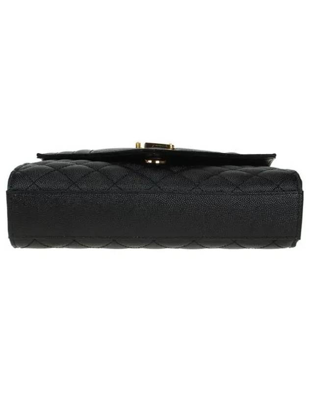 Matelasse Envelope Small Shoulder Bag Black - SAINT LAURENT - BALAAN 6