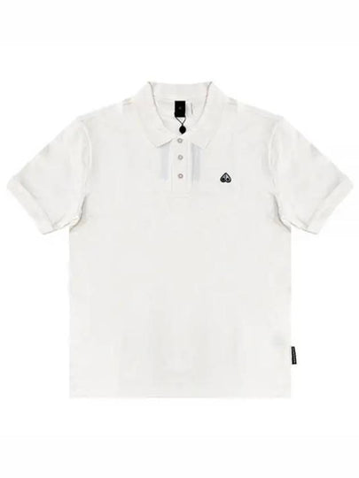 Embroidered Logo Short Sleeve Polo Shirt Ivory - MOOSE KNUCKLES - BALAAN 2