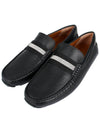 Men PEARCE Leather Driving Shoes Black - BALLY - BALAAN 2