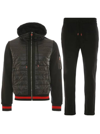 Padded Zip-Up Track Suit Black - KITON - BALAAN 2