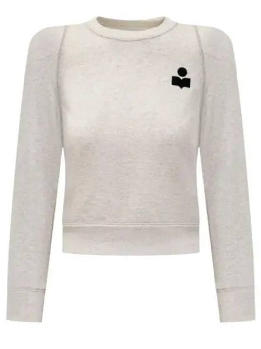 PrissaLogo Print Sweatshirt Ivory - ISABEL MARANT - BALAAN 2