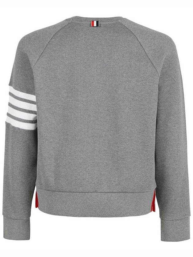 4 Bar Stripe Sweatshirt Grey - THOM BROWNE - BALAAN 3