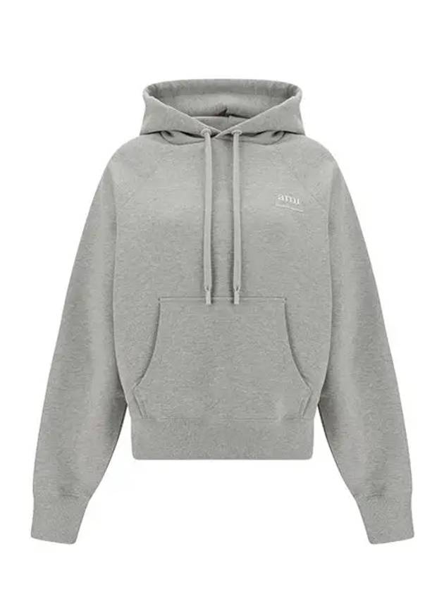 Alexandre Mattiussi Logo Print Hoodie Grey - AMI - BALAAN 3