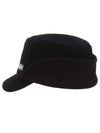 Men s knit ear cap 8444GXAC BLACK - BLACK&WHITE - BALAAN 3