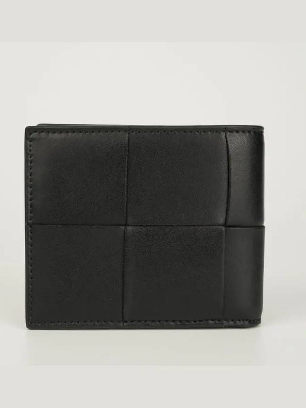 Intrecciato Cassette Half Wallet Black - BOTTEGA VENETA - BALAAN 3