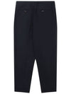 Two Tuck Tapered Slacks Navy - SOLEW - BALAAN 3