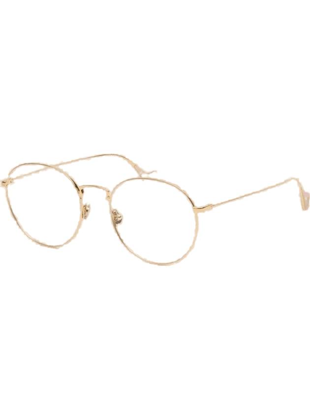 Eyewear Round Glasses Gold - MONCLER - BALAAN 1