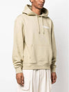 Chest Logo Print Classic Fit Cotton Hoodie Light Khaki - JACQUEMUS - BALAAN 6