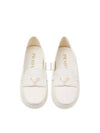 Leather Driving Shoes Ivory - PRADA - BALAAN 2