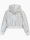 Monogram Crop Hoodie_Silver Bright White (2F3RTP011C15-113) - MARC JACOBS - BALAAN 2