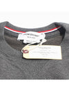 4 Bar Loopback Jersey Sweatshirt Dark Grey - THOM BROWNE - BALAAN 8