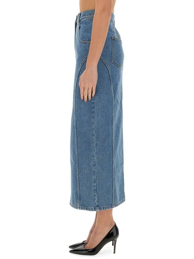 LONG DENIM SKIRT - NINA RICCI - BALAAN 4