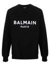 Balmain Men s Logo Detail Sweatshirt Black YH1JQ005BB33 EAB - CP COMPANY - BALAAN 1