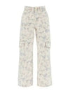 Floral Print Angi Straight Jeans Tofu - GANNI - BALAAN 2