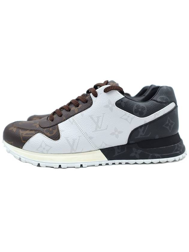 Men s Louis Vuitton 1A3N7R Monogram Canvas Runaway Sneakers 5 gt Gangbuk used luxury goods - LOUIS VUITTON - BALAAN 5