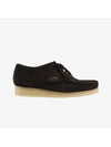 Wallabee Suede Loafers Dark Brown - CLARKS - BALAAN 3