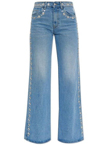 Coperni Jeans With Appliqués, Women's, Blue - COPERNI - BALAAN 1