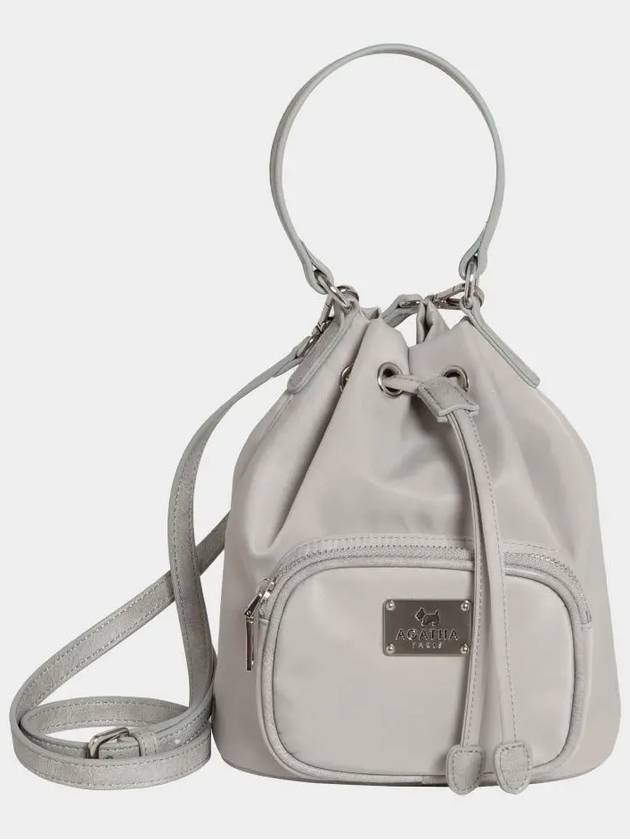 Satin Micro Bucket Bag - AGATHA APPAREL - BALAAN 4