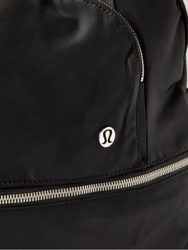 City Adventurer Strap Zipper Pocket Nylon Shoulder Bag Black - LULULEMON - BALAAN 5