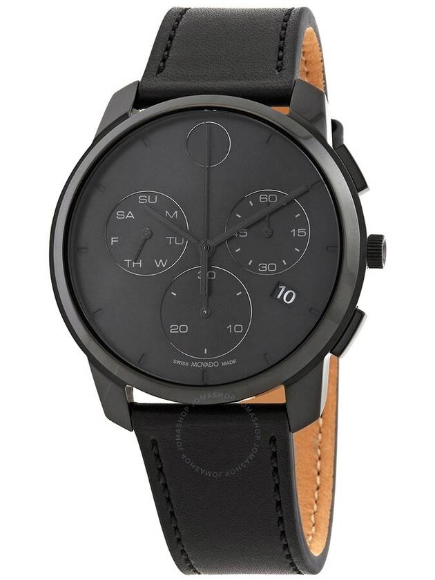 Movado Bold Thin Chronograph Quartz Black Dial Men's Watch 3600835 - MOVADO - BALAAN 1