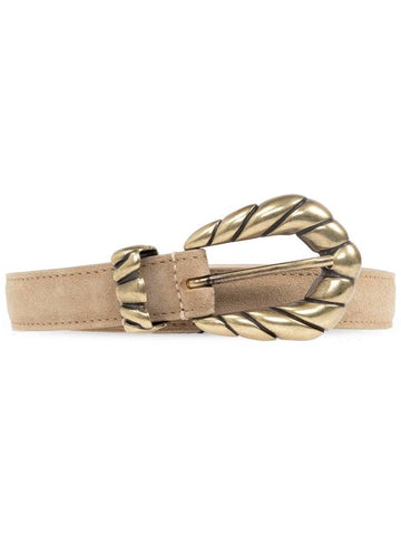 Iro Leather Belt Embella, Women's, Beige - IRO - BALAAN 1