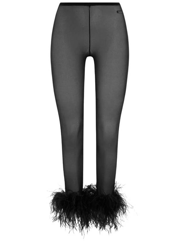 Oséree Mesh Logo Plumage Leggings - OSEREE - BALAAN 1