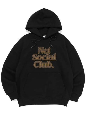 BLUR LOGO HOOD BLACK - NET SOCIAL CLUB - BALAAN 1