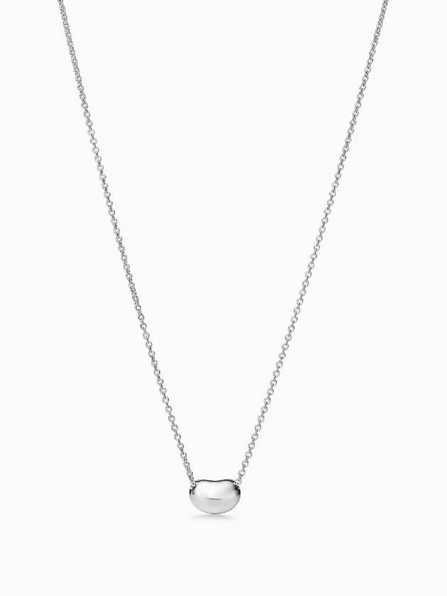 Bean Design Pendant 9MM Necklace Silver - TIFFANY & CO. - BALAAN 4