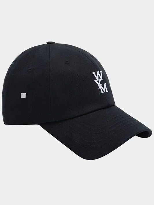 Logo Cotton Ball Cap Black - WOOYOUNGMI - BALAAN 2