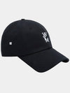 Embroidered logo cotton ball cap black - WOOYOUNGMI - BALAAN 3