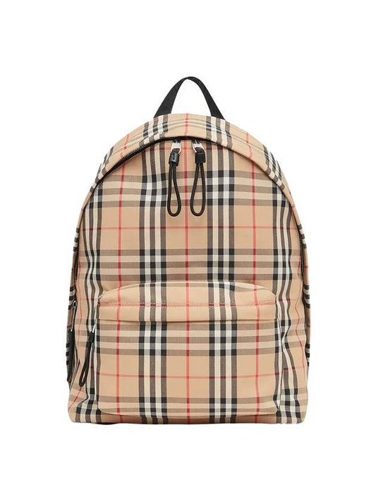 Vintage Check Nylon Backpack Archive Beige - BURBERRY - BALAAN 1