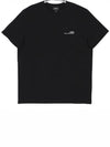 Men's Item Logo Cotton Short Sleeve T-Shirt Black - A.P.C. - BALAAN 2