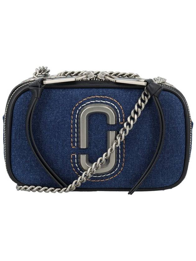 The Denim Chain Snapshot Cross Bag Blue - MARC JACOBS - BALAAN 2