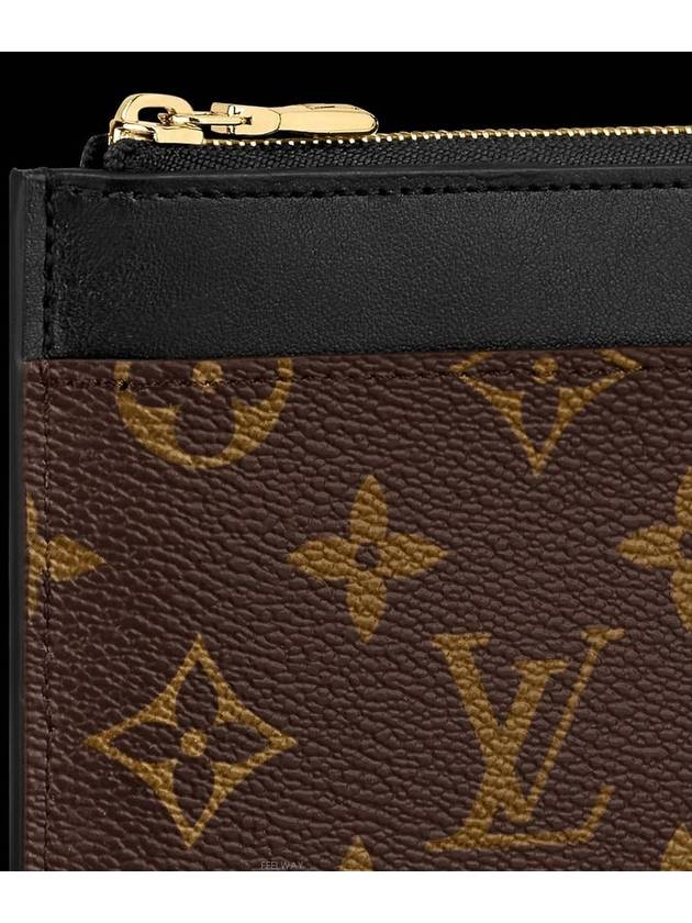 Slim Monogram Card Wallet Brown - LOUIS VUITTON - BALAAN 6