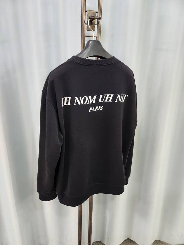 Used luxury goods DHLUX Statue printing black sweatshirt XXL 110 - IH NOM UH NIT - BALAAN 6