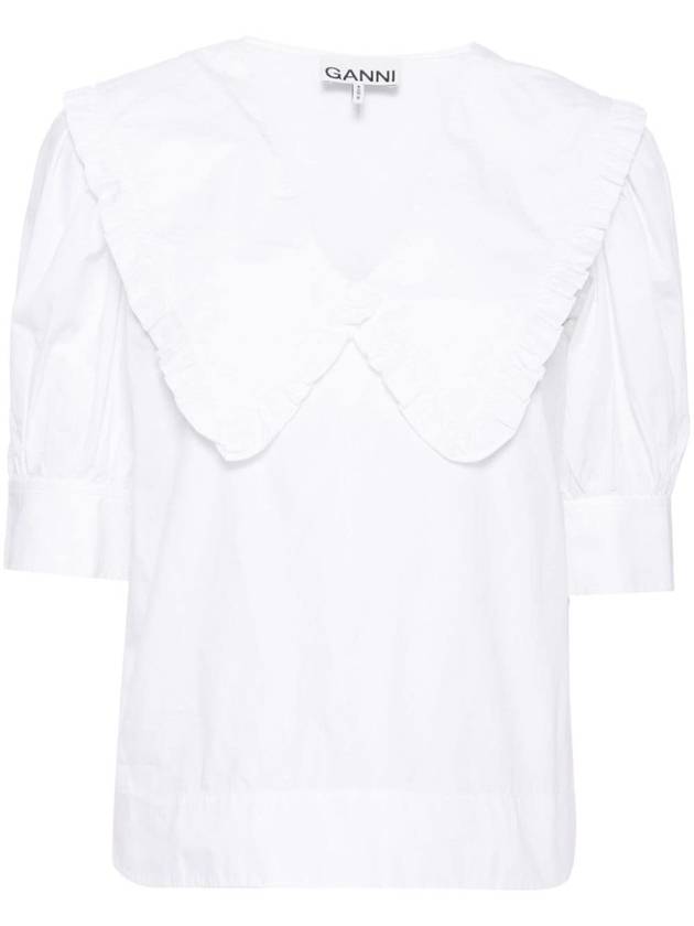 GANNI Shirts White - GANNI - BALAAN 1