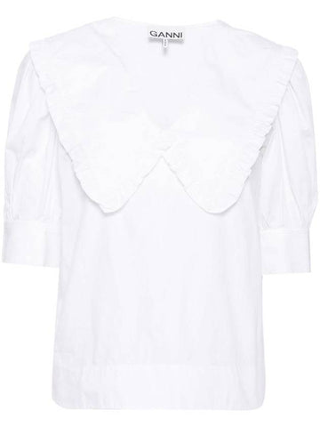 GANNI Shirts White - GANNI - BALAAN 1