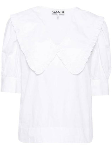 GANNI Shirts White - GANNI - BALAAN 1