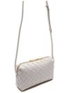 Intrecciato Mini Cross Bag White - BOTTEGA VENETA - BALAAN 4