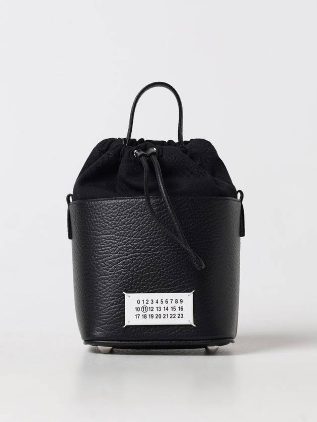 Borsa Maison Margiela in pelle a grana e canvas - MAISON MARGIELA - BALAAN 1