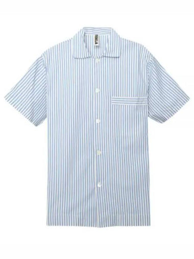 Poplin Pajamas Short Sleeve Shirt SWE PS - TEKLA - BALAAN 1