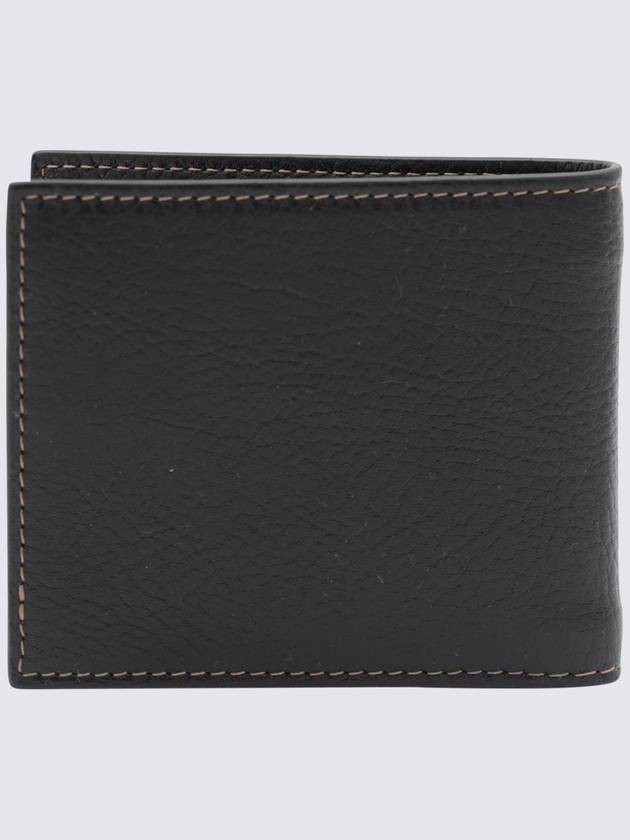 Full Grain Calfskin Half Wallet Black - BRUNELLO CUCINELLI - BALAAN 3