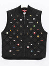 FW23J92 BLACK Vest Jacket - SUPREME - BALAAN 2