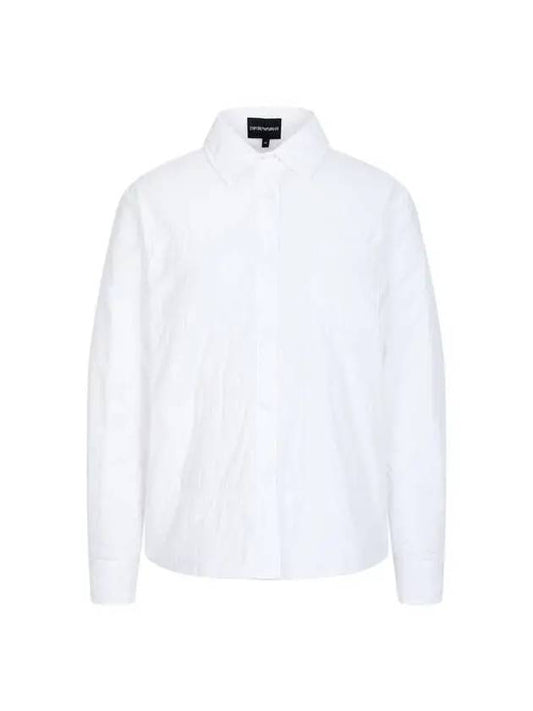 Additional 50 OFF Women s Padded Nylon Shirt Jacket White - EMPORIO ARMANI - BALAAN 1