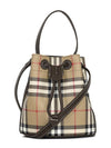 Archive Beige Military Mini Check Bucket Bag 81004881 - BURBERRY - BALAAN 2