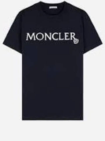 24 8C00006 829HP 778 Logo Embroidery T Shirt 1219210 - MONCLER - BALAAN 1